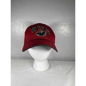 Minnesota Wild Hat Strap Back Zephyr‎ Red Cap Hockey Rules NHL